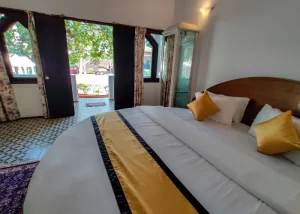 rooms at resort near Calangute beach