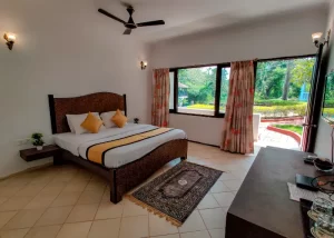 rooms at resort near Calangute beach