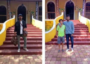 Guests at resort near Calangute Goa