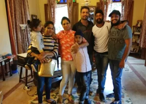 Guests at resort near Calangute Goa